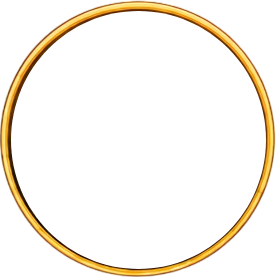 Circular player portrait frame game UI element