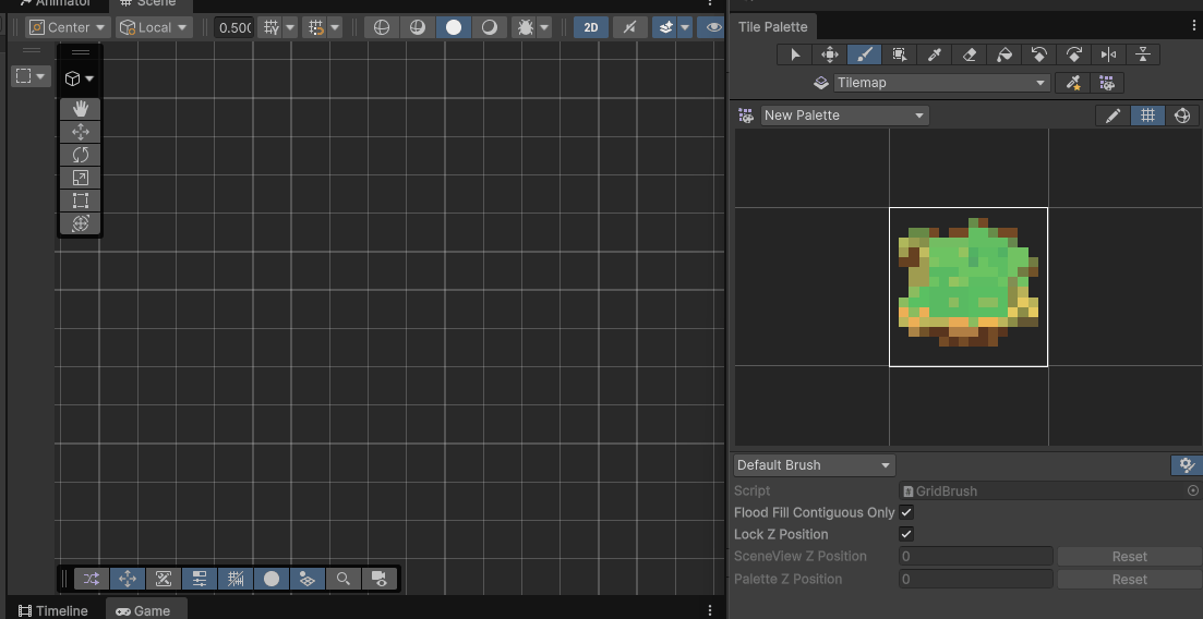 Painting a SpriteCook tileset in Unity