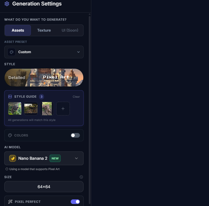 Photos attached as style reference