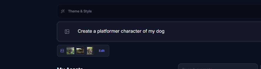 Prompt ready with photos attached