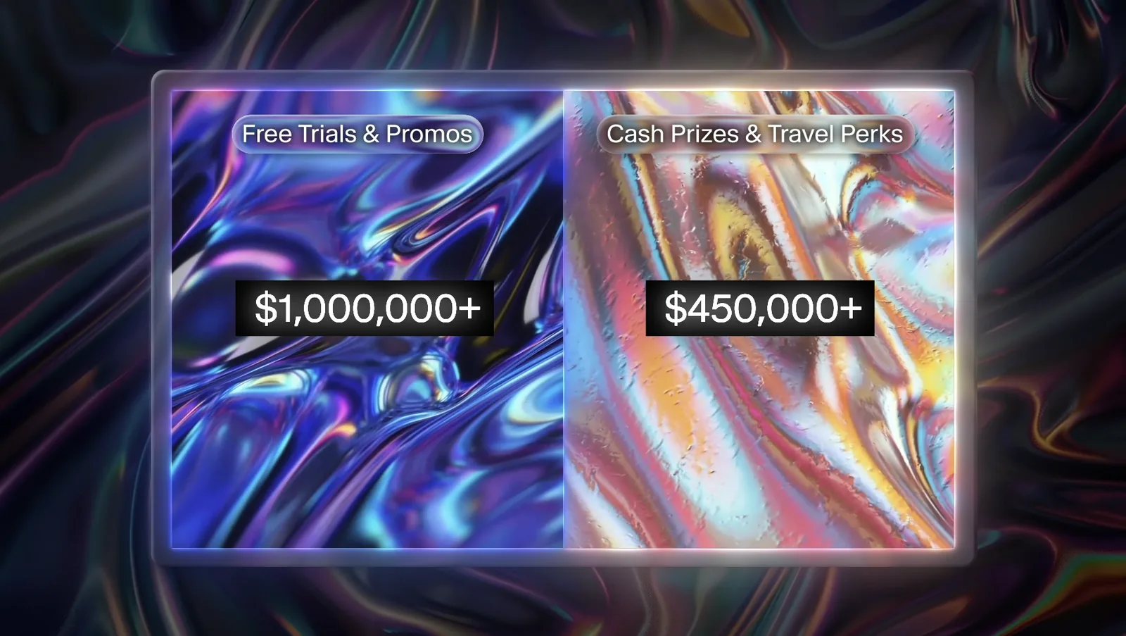 Chroma Awards Season 2 prizes: over $1,000,000 in free trials and promos, and over $450,000 in cash prizes and travel perks