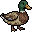 32 by 32 pixel art mallard duck made with Pixel Engine Image