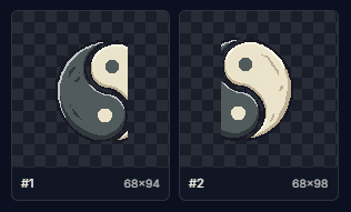 Side by side: regular slice with bleed next to a clean smart alpha cut