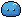 The blue slime with a complete outline after the repair