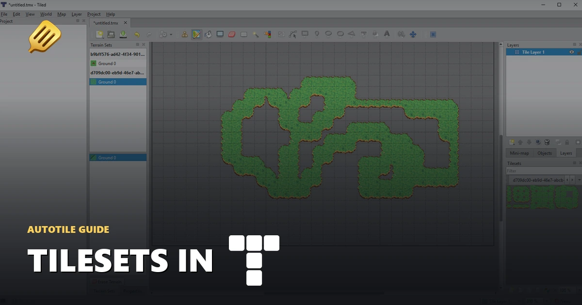 Make a Tiled autotile tileset with AI and the Terrain Brush