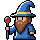 Tiny wizard sprite variation 1