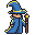 Tiny wizard sprite variation 2